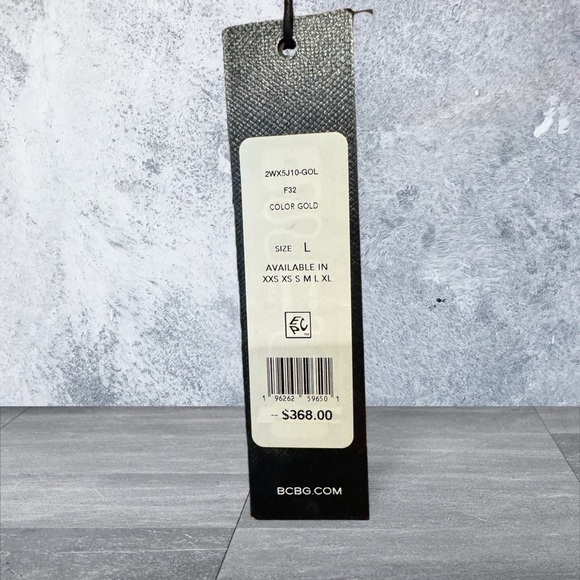 Sequin Double-Breasted Women's Jacket - Bronze - Picture 6 of 6